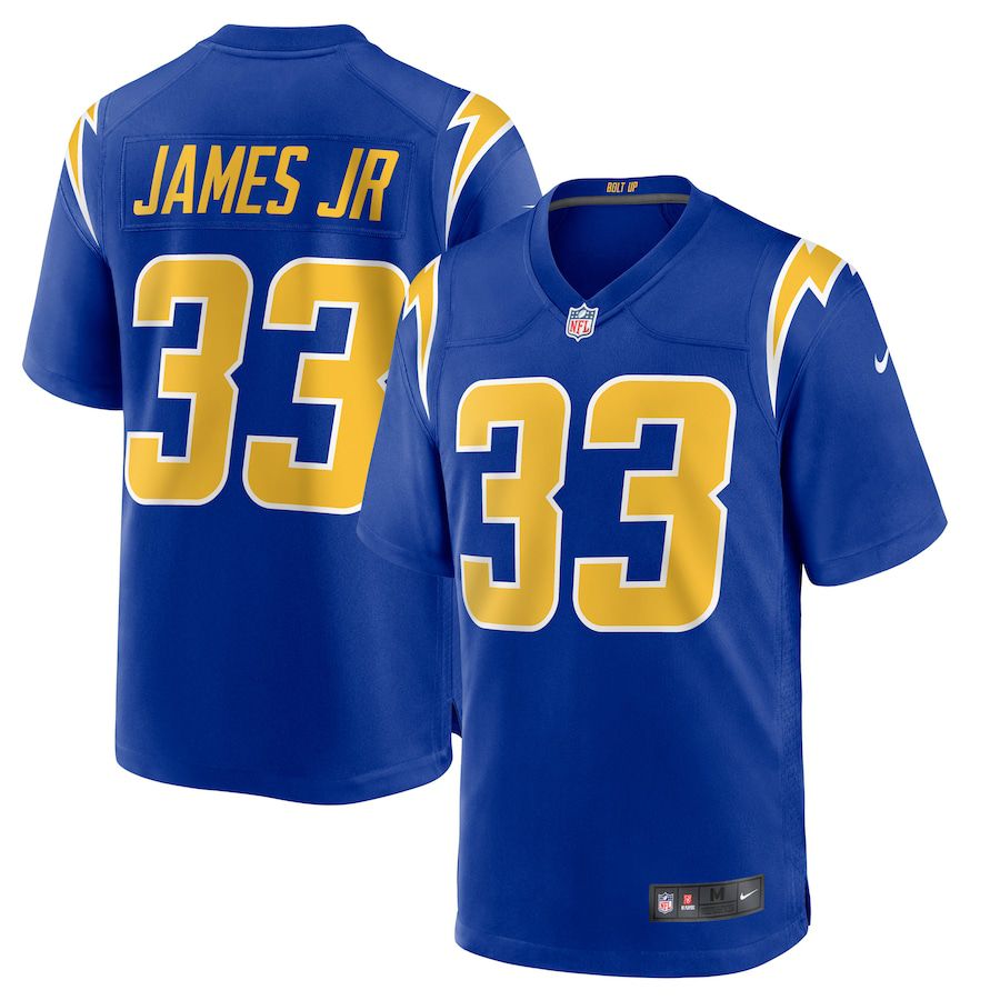 Men Los Angeles Chargers #33 Derwin James Nike Royal 2nd Alternate Game NFL Jersey
